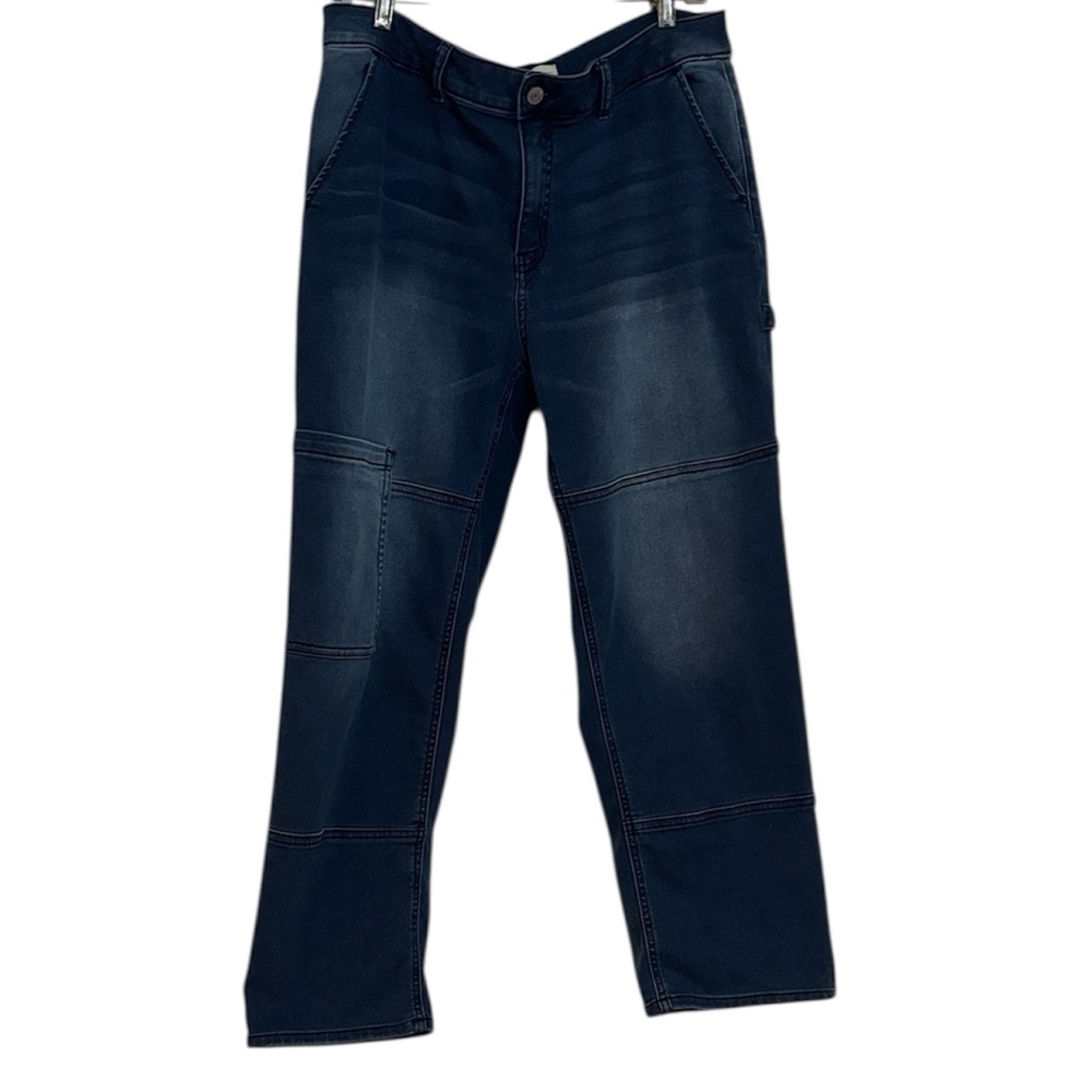 Trendy Blue Denim Carpenter Jeans